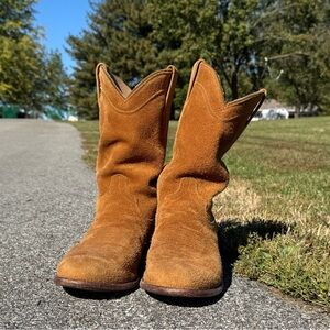 Tecovas Suede Western Boot - Mens size 10 wide (10EE)